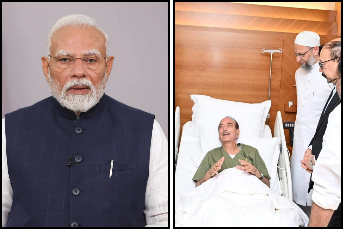 PM Modi Wishes Ghulam Nabi Azad Speedy Recovery After Hospitalisation In Kuwait