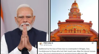 PM Modi Condoles Loss Of Lives In Goa Stampede During Lairai Devi Temple Festival