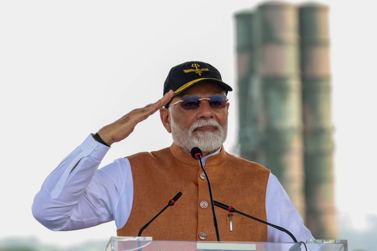 'Bharat Mata Ki Jai’ Resound As PM Modi Visits Adampur Base