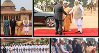 President Murmu & PM Modi Welcome Angolan President With Ceremonial Honours At Rashtrapati Bhavan