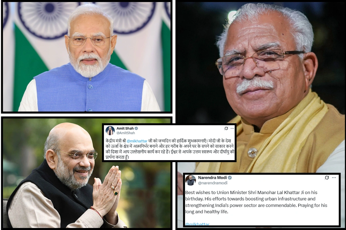 PM Modi, Amit Shah Laud ML Khattar’s Contributions To Urban Infrastructure On His 71st Birthday
