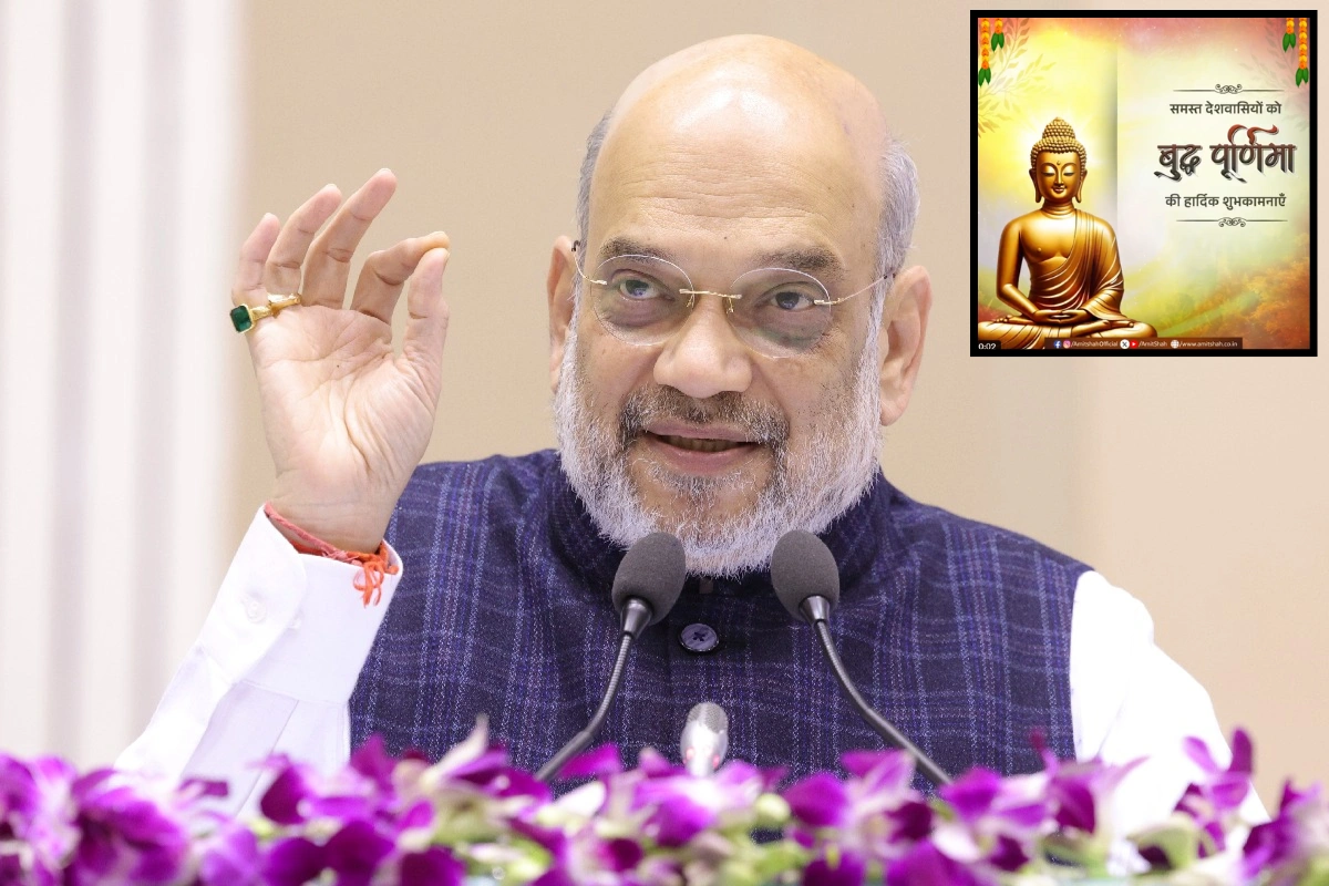 Home Minister Amit Shah Extends Buddha Purnima Greetings