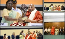 President Presents Jnanpith Award To Jagadguru Rambhadracharya