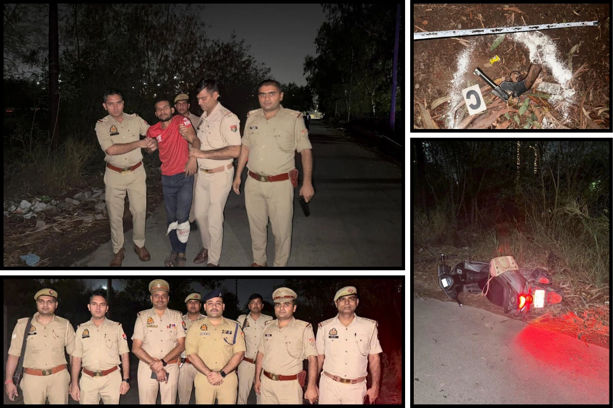 Noida Sector-39 Police Nab Vehicle Theft Gang After Armed Clash