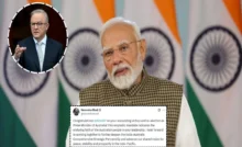 PM Modi Congratulates Albanese On Re-Election