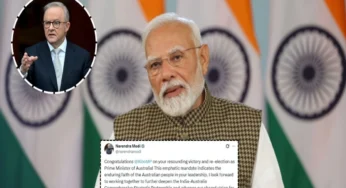 PM Modi Congratulates Albanese On Re-Election; Reaffirms Strategic Partnership
