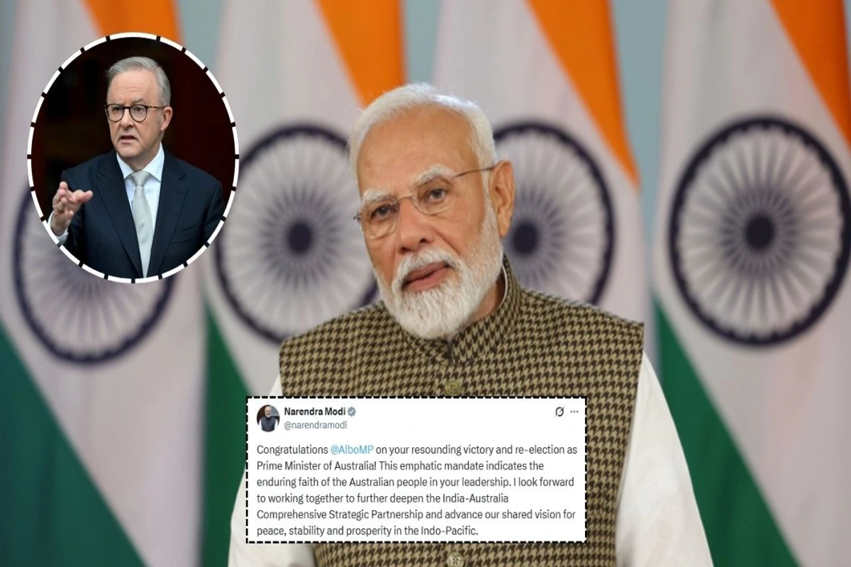 PM Modi Congratulates Albanese On Re-Election