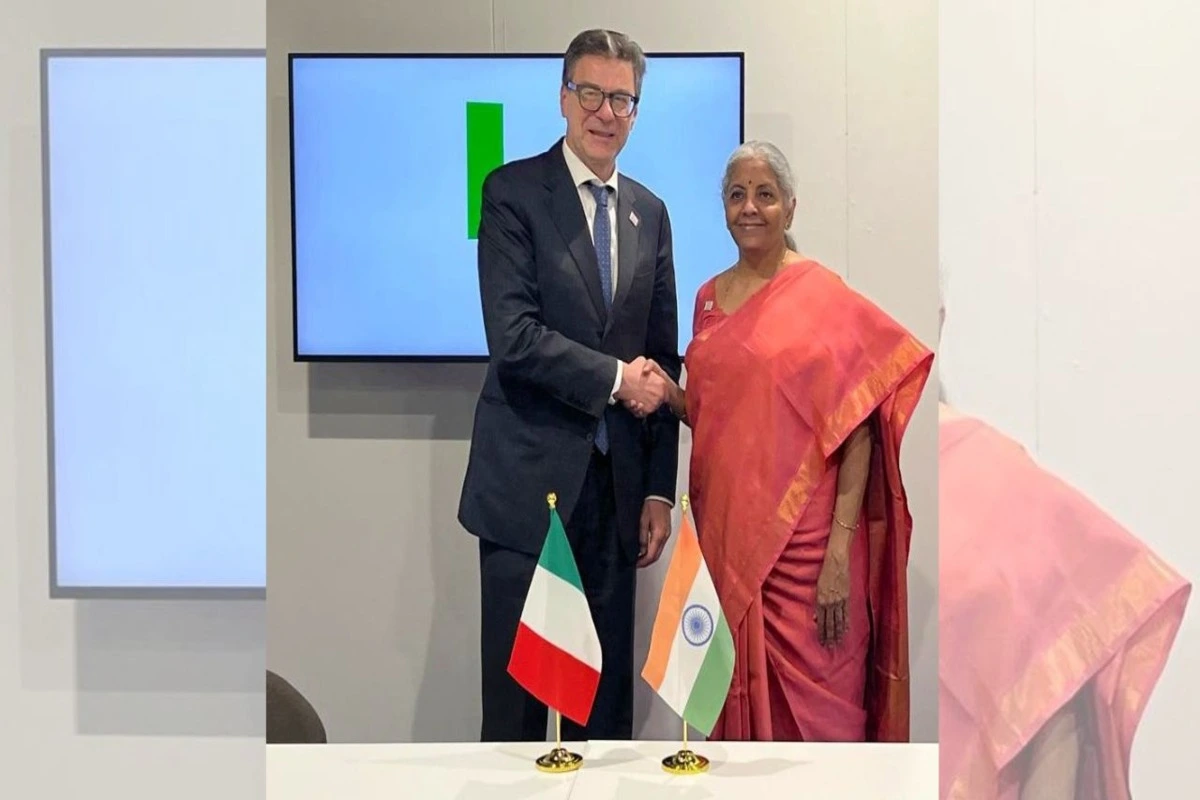 Sitharaman Meets Italian, Japanese Counterparts At ADB Summit