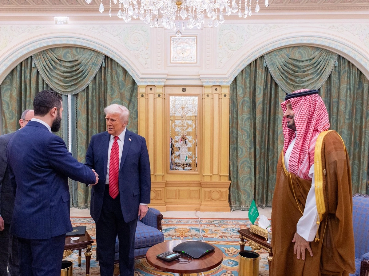 President Trump Meets Syria’s Ahmed Al-sharaa In Riyadh