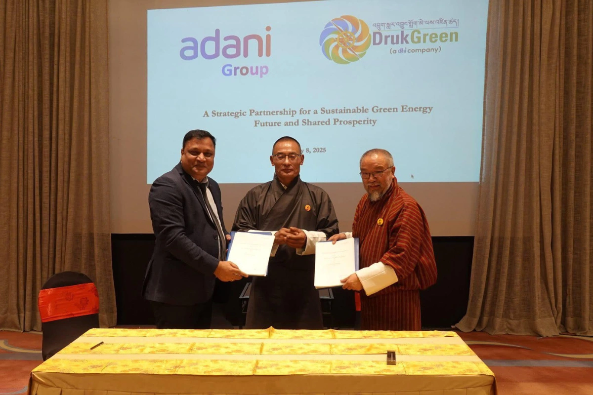 Bhutan Signs MoU With Adani Group To Develop 5,000 MW Hydropower Projects