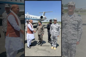 Union Defence Minister Rajnath Singh Lands In Srinagar; Will Address Army Personnel