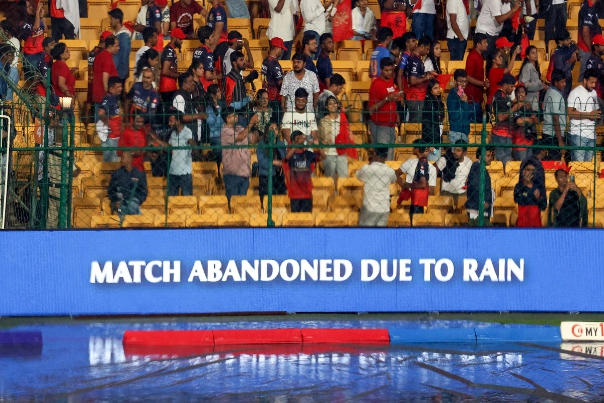RCB Announce Full Ticket Refund After Rain Washes Out Match Against KKR
