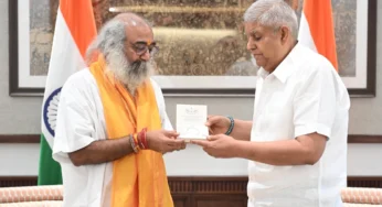 Acharya Pramod Krishnam Shares Heartfelt Reflections On Meeting Vice President Dhankhar