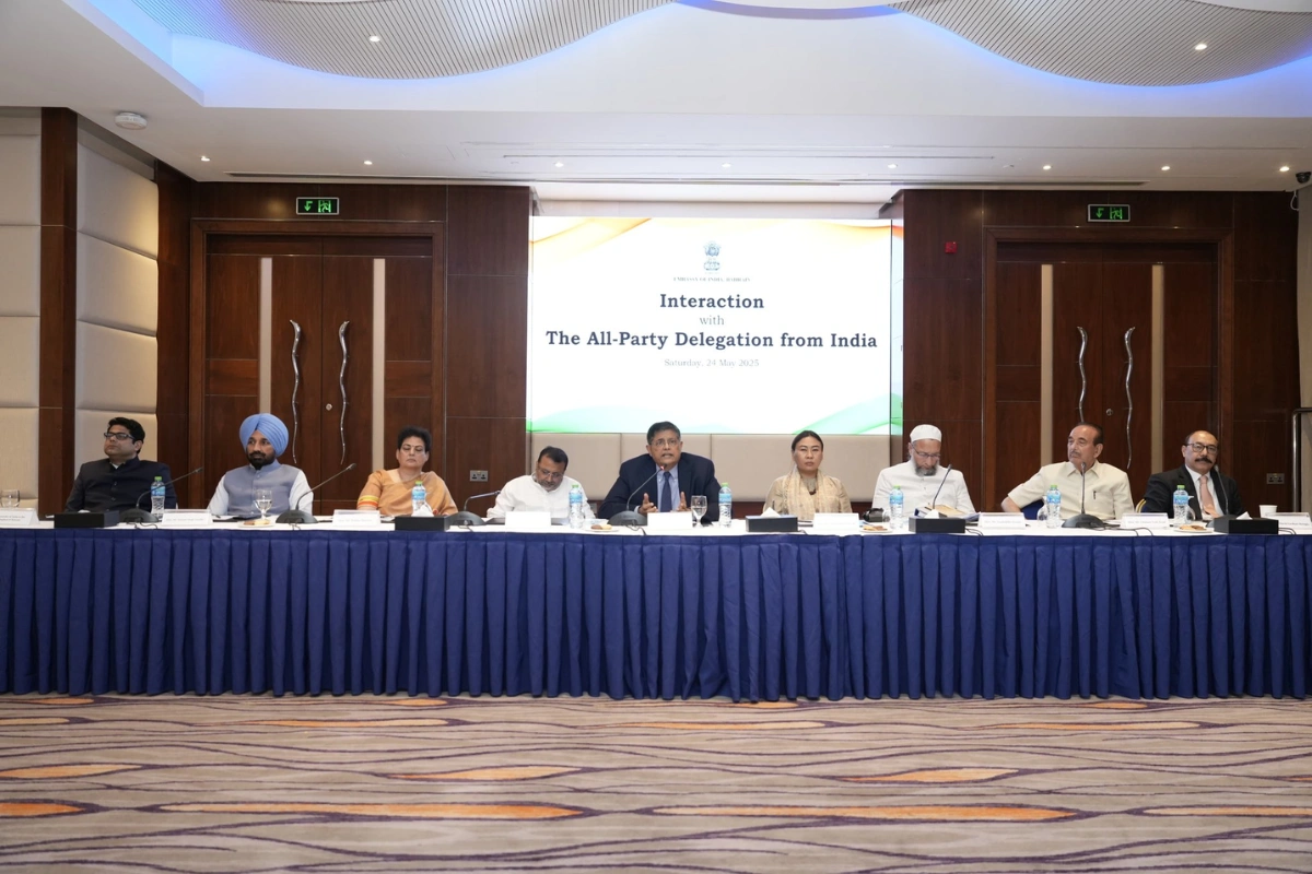 All-Party Delegation Arrives In Bahrain To Strengthen Ties & Reaffirm India’s Anti-Terrorism Stance