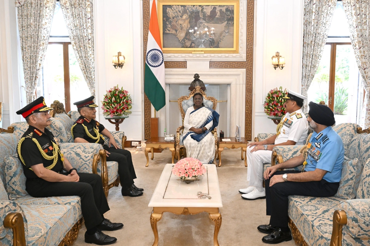 President Murmu Briefed On Operation Sindoor; Commends Armed Forces' Valor