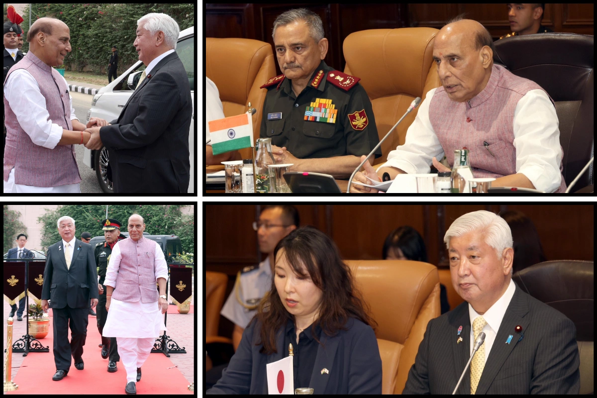 Rajnath Singh Holds Bilateral Talks With Japanese Defence Minister Amid Regional Security Concerns