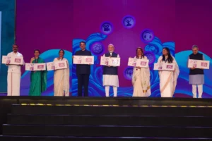 PM Modi Releases Commemorative Postage Stamps Of Indian Cinema Legends At Waves