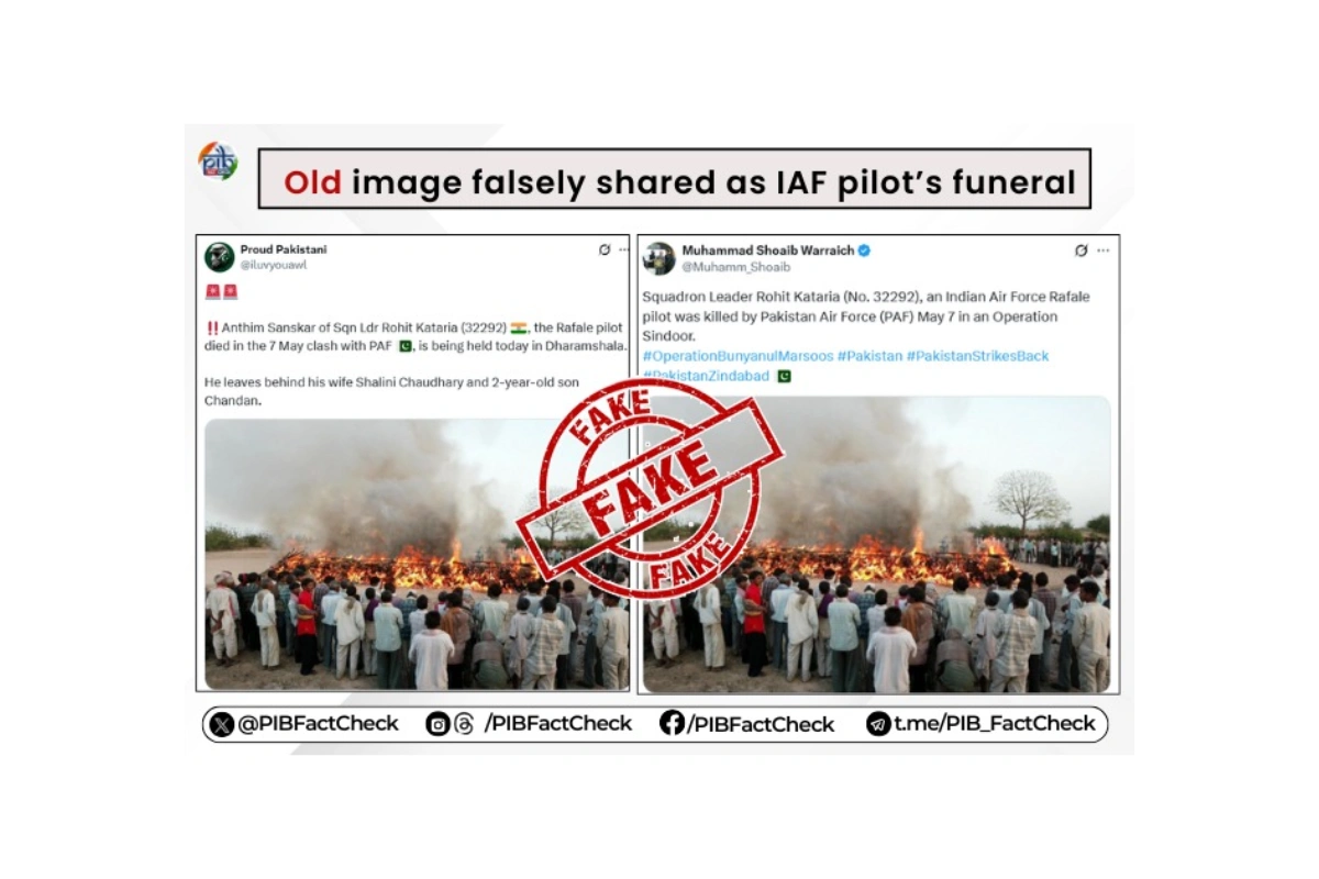 PIB Busts Fake Social Media Claim On Rafale Pilot Casualty