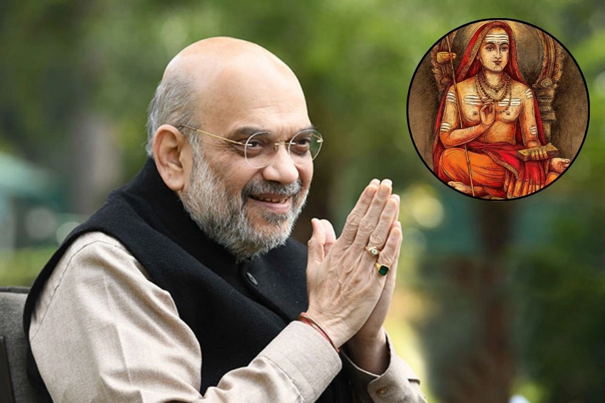 HM Amit Shah Extends Wishes On Birth Anniversary Of Adi Shankaracharya