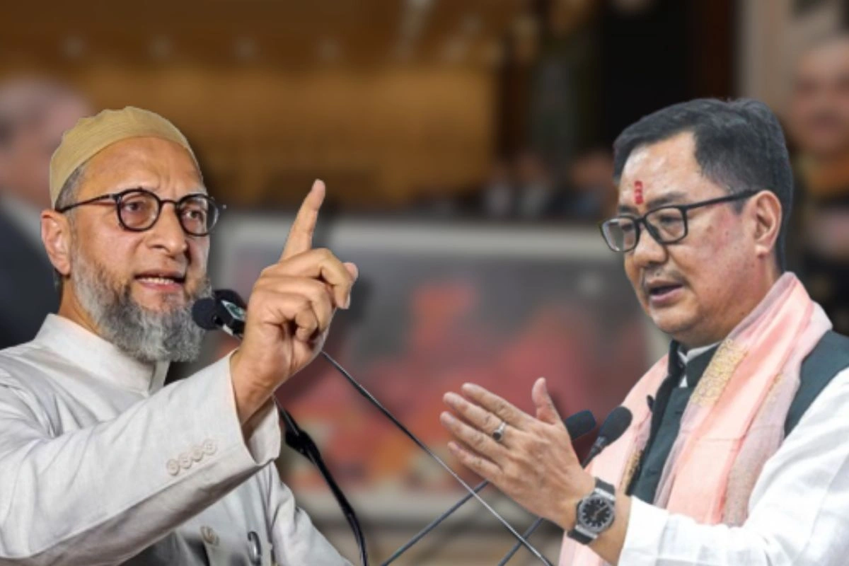 Rijiju Applauds Owaisi for Exposing Pakistan in Kuwait