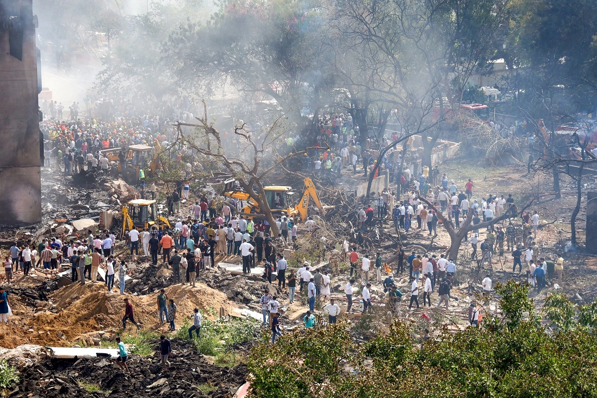 Ahmedabad Plane Crash: One Miraculously Survive As Rescue Efforts Continue