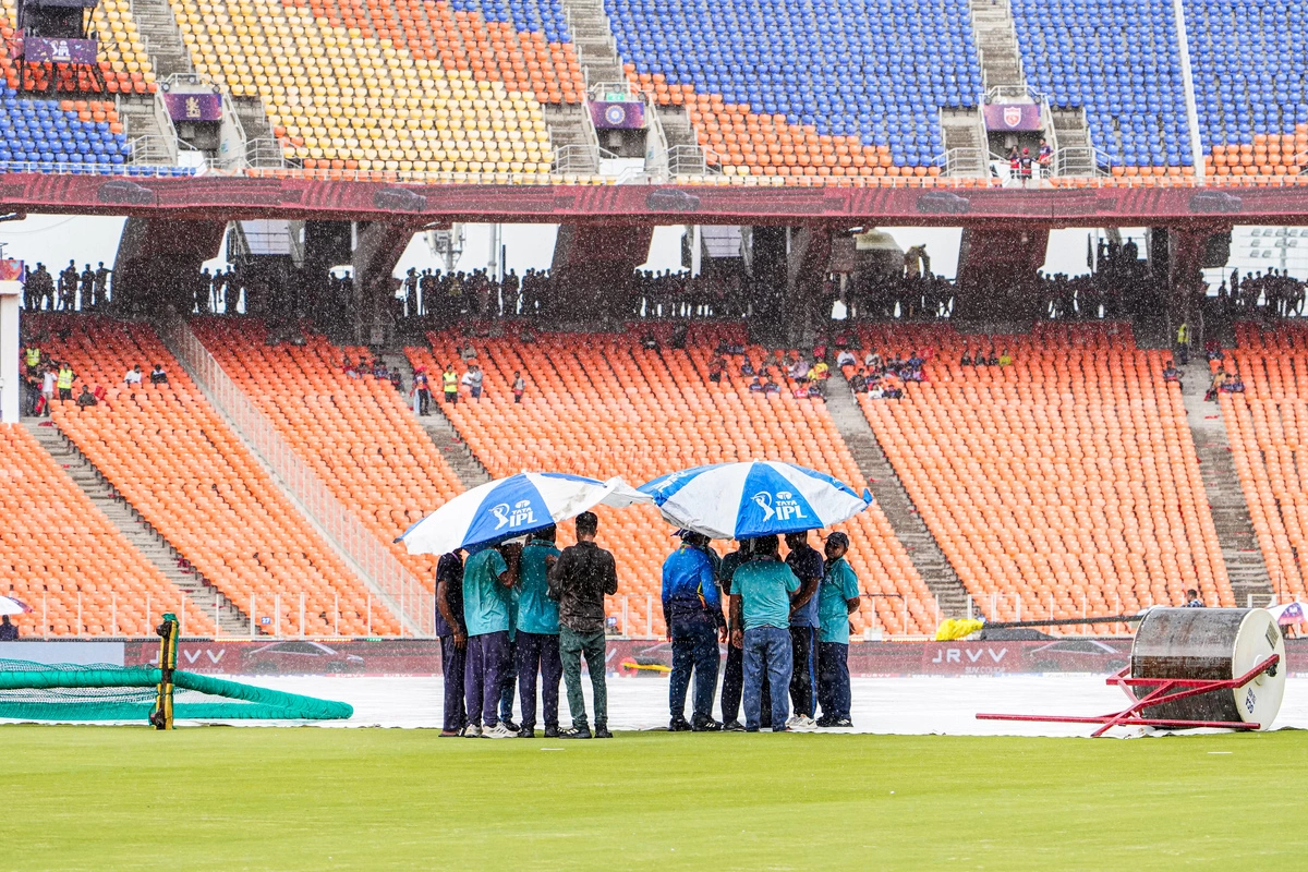 Light Rain In Ahmedabad Ahead Of IPL 2025 Final