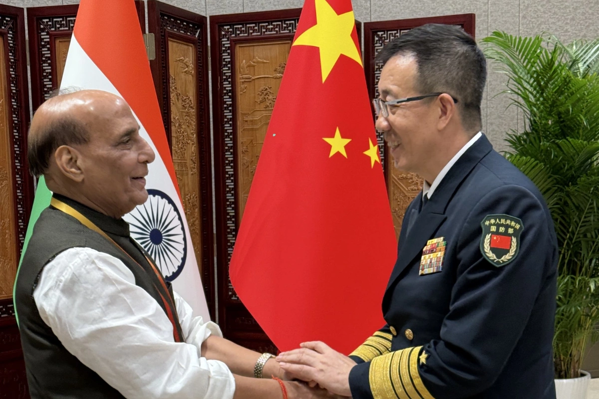 Rajnath Singh meets Chinese counterparts