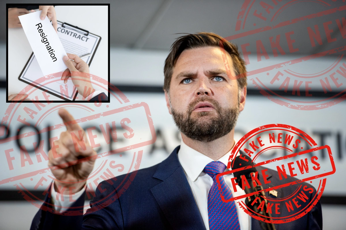 JD Vance Resignation Claim Is False; Confirms No Credible Source