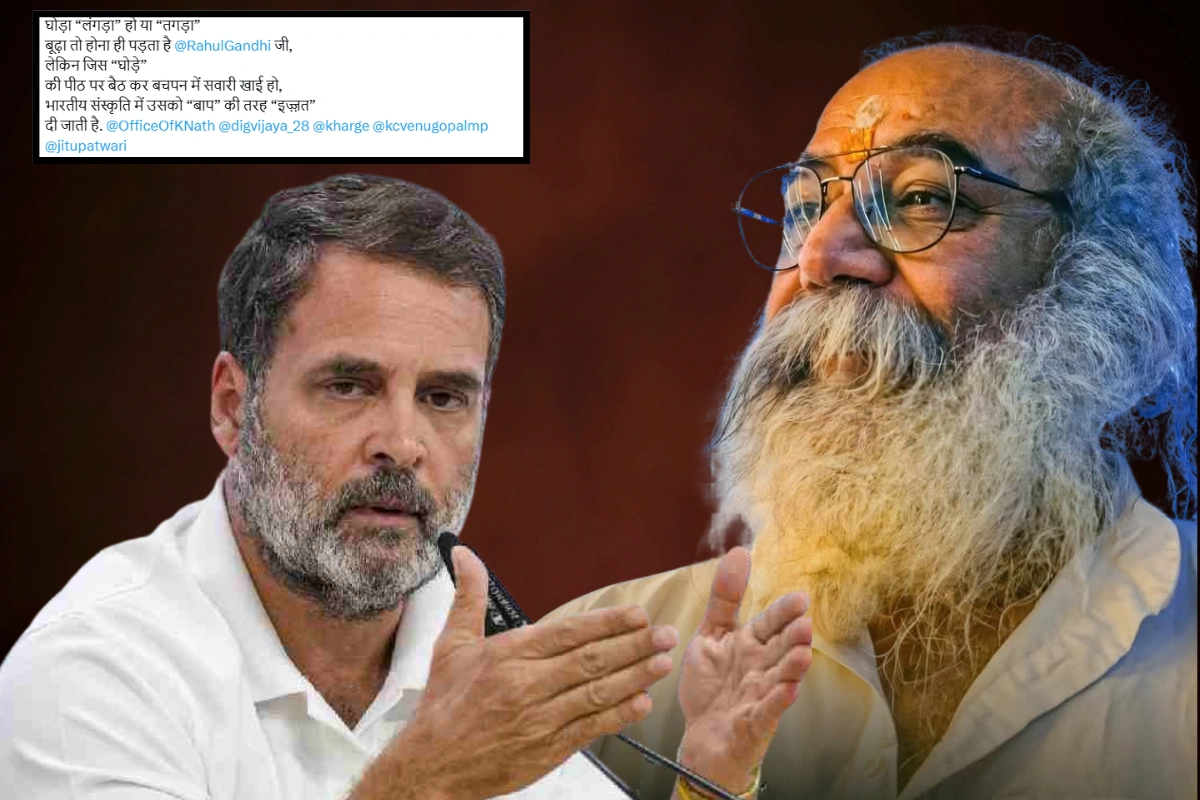Acharya Pramod Krishnam Slams Rahul Gandhi; Evokes Indian Cultural Values