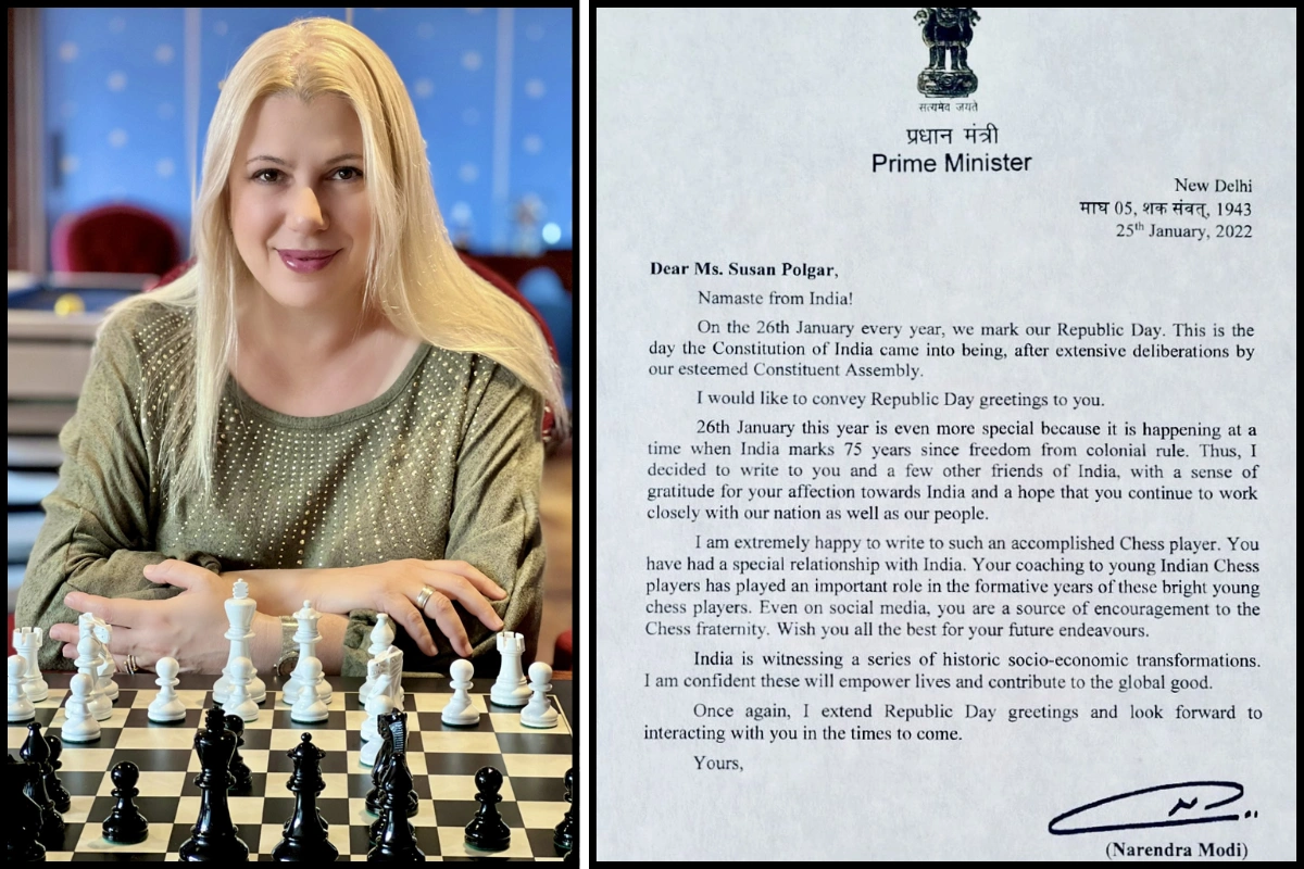 Polgar Recalls PM Modi’s Letter Praising Her Role In Indian Chess