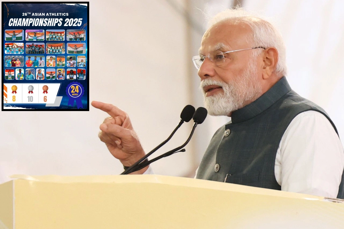 PM Modi Congratulates Indian Contingent On Stellar Show At 2025 Asian Athletics Championships