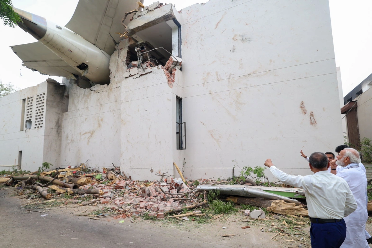 PM Modi Calls Ahmedabad Air Crash ‘Heartbreaking Beyond Words’; Visits Site, Meets Injured At Hospital