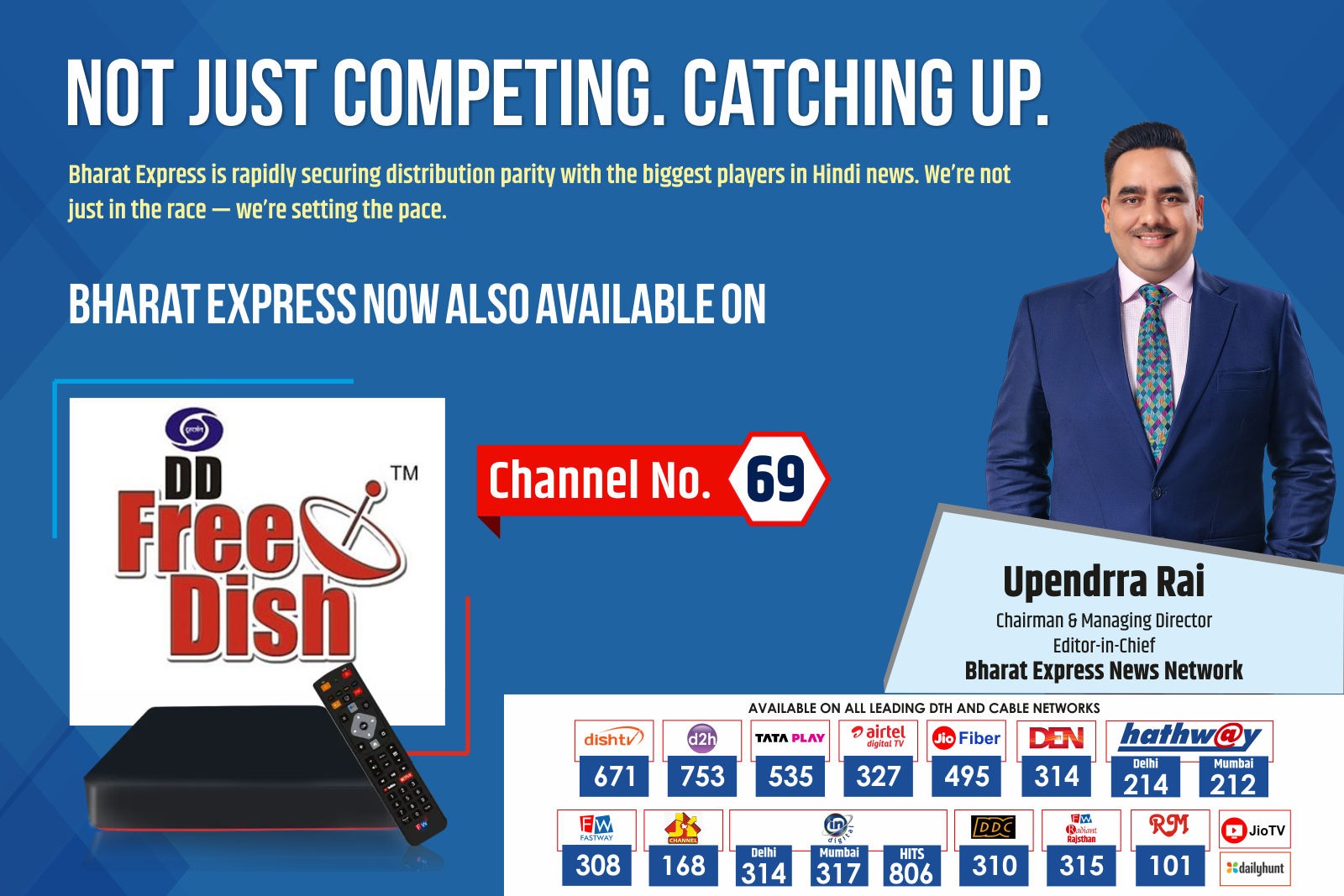 Bharat Express Expands Reach: Now Available On DD Free Dish