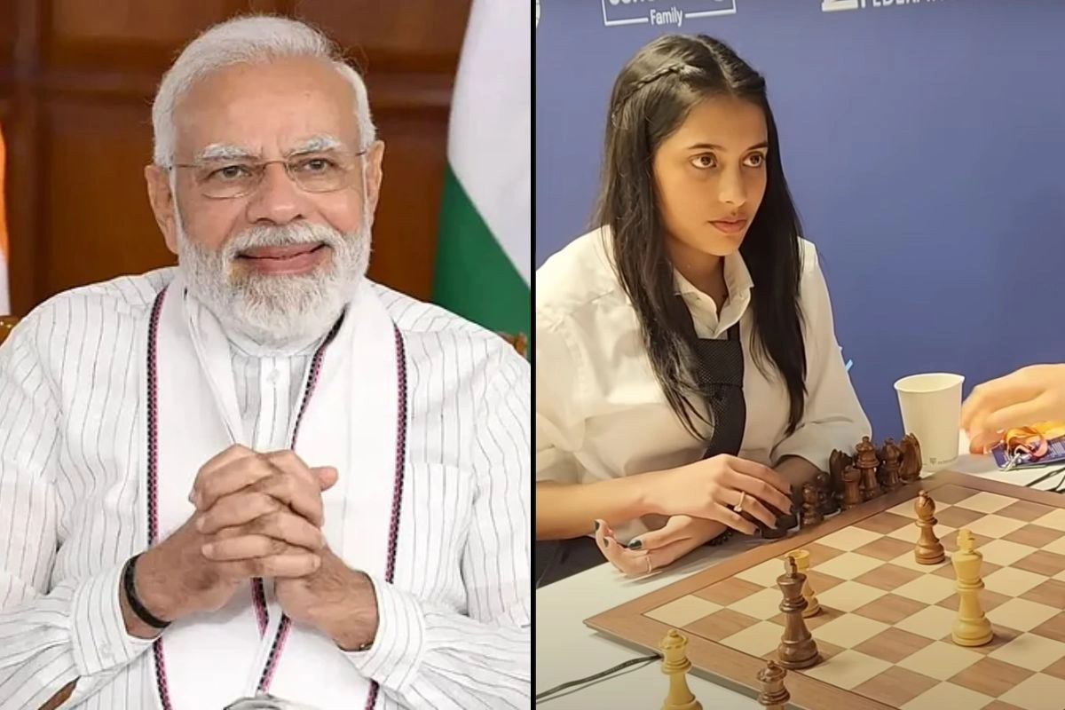 PM Modi Applauds Divya Deshmukh For Defeating World No. 1 Hou Yifan