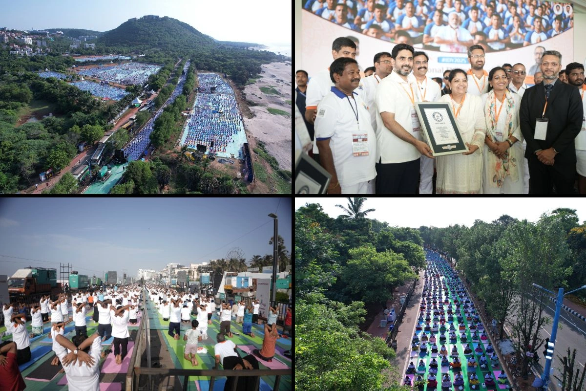 PM Modi Hails Andhra Pradesh For 'Yogandhra' Event