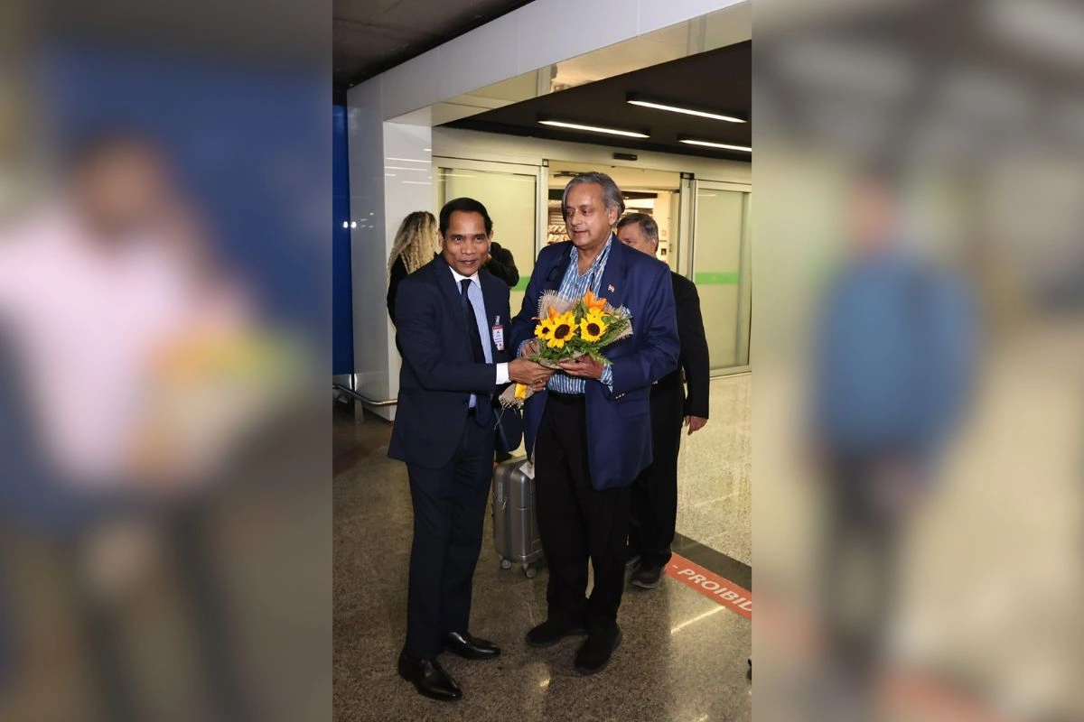 Shashi Tharoor-Led Delegation Reaches Brazil To Advance India's Global Anti-Terror Outreach
