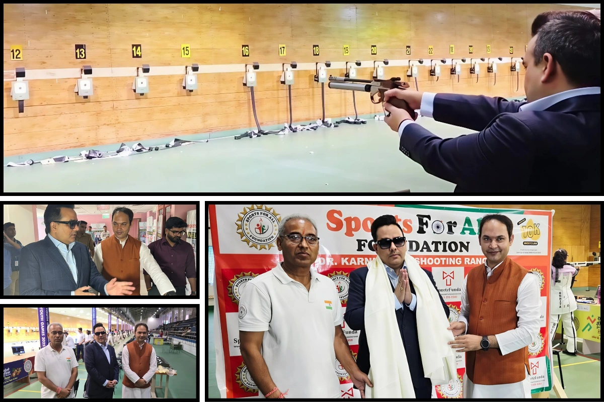 Upendrra Rai CMD Of Bharat Express Attends Shooting Championship In Delhi, Encourages Youth Through ‘Sports For All 2025’ Initiative