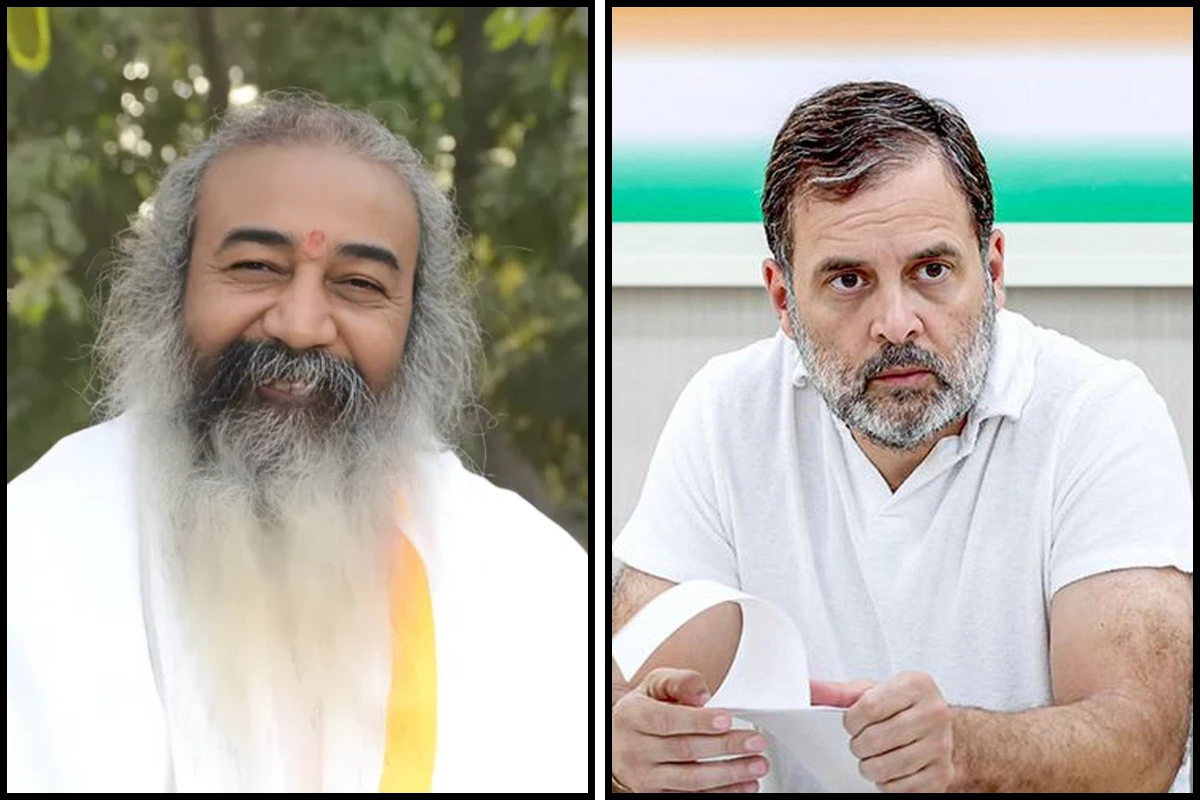 Acharya Pramod Targets Rahul Gandhi Over Janaki Mandir Visit