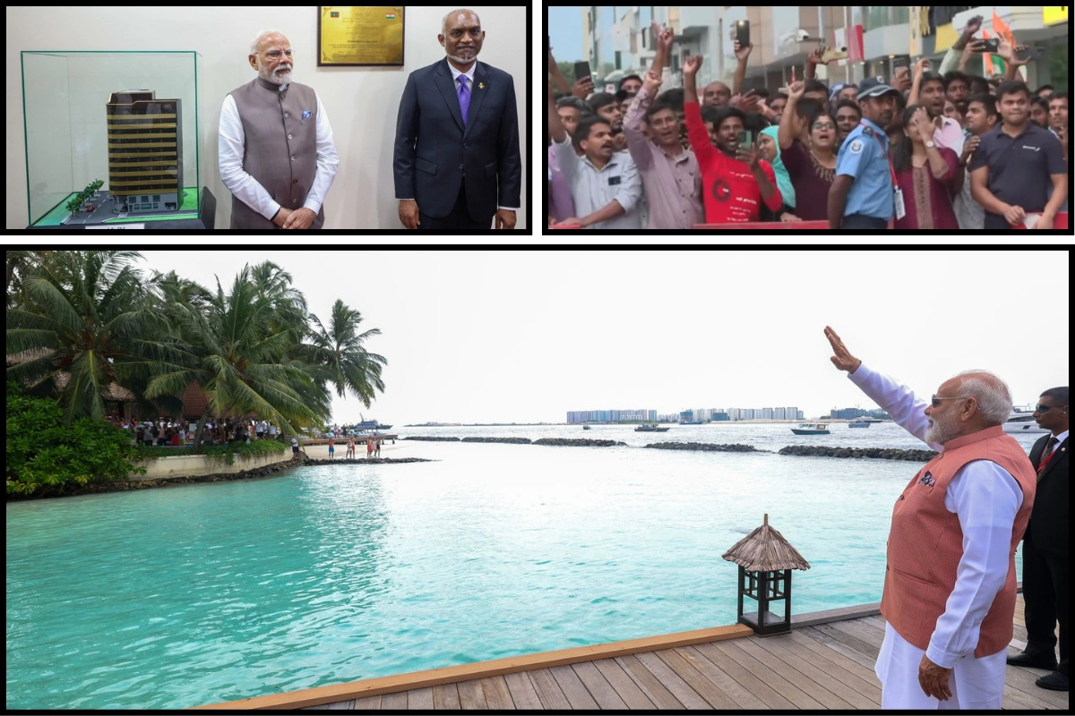 PM Modi Receives Enthusiastic Welcome As ‘Modi-Modi’ Chants Fill The Air In Male