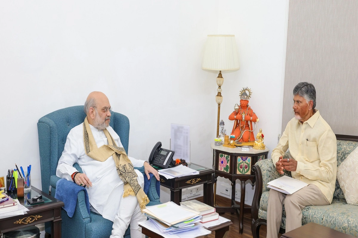 Andhra CM Meets Amit Shah; Seeks Aid For Key Projects
