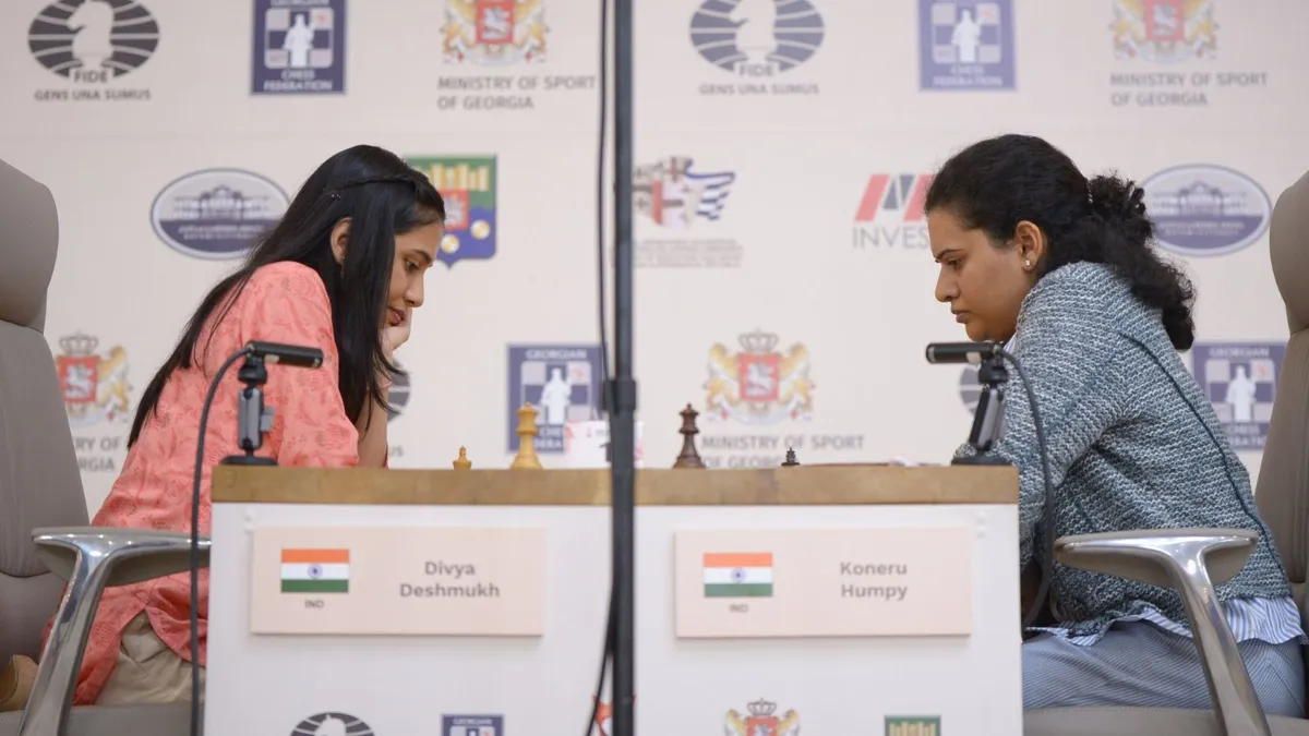 Divya Deshmukh Beats Koneru Humpy To Become First Indian Champion In FIDE Women’s Chess World Cup