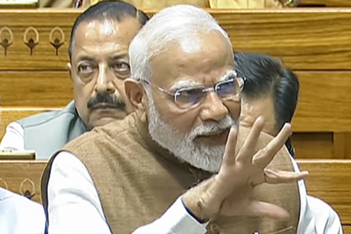 PM Modi Slams Congress Over Operation Sindoor Criticism In Lok Sabha Speech