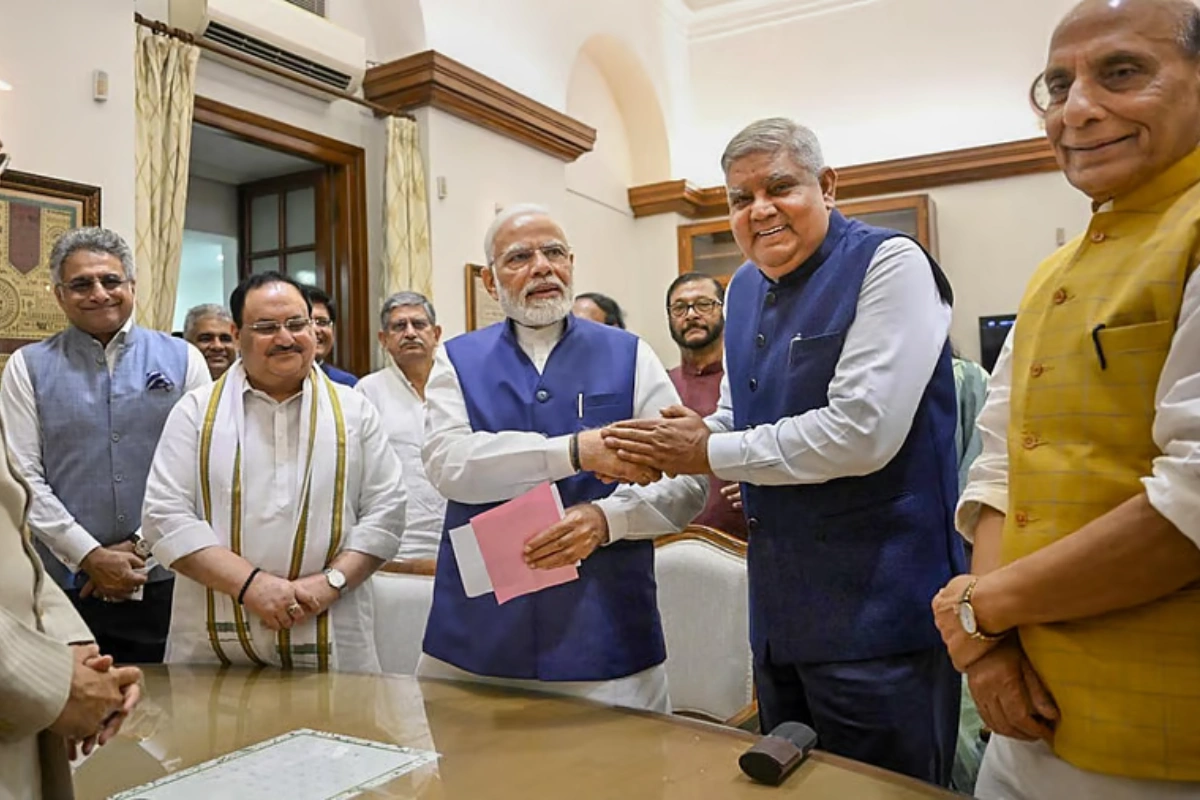 PM Modi Wishes Good Health To Resigning Vice President Jagdeep Dhankhar