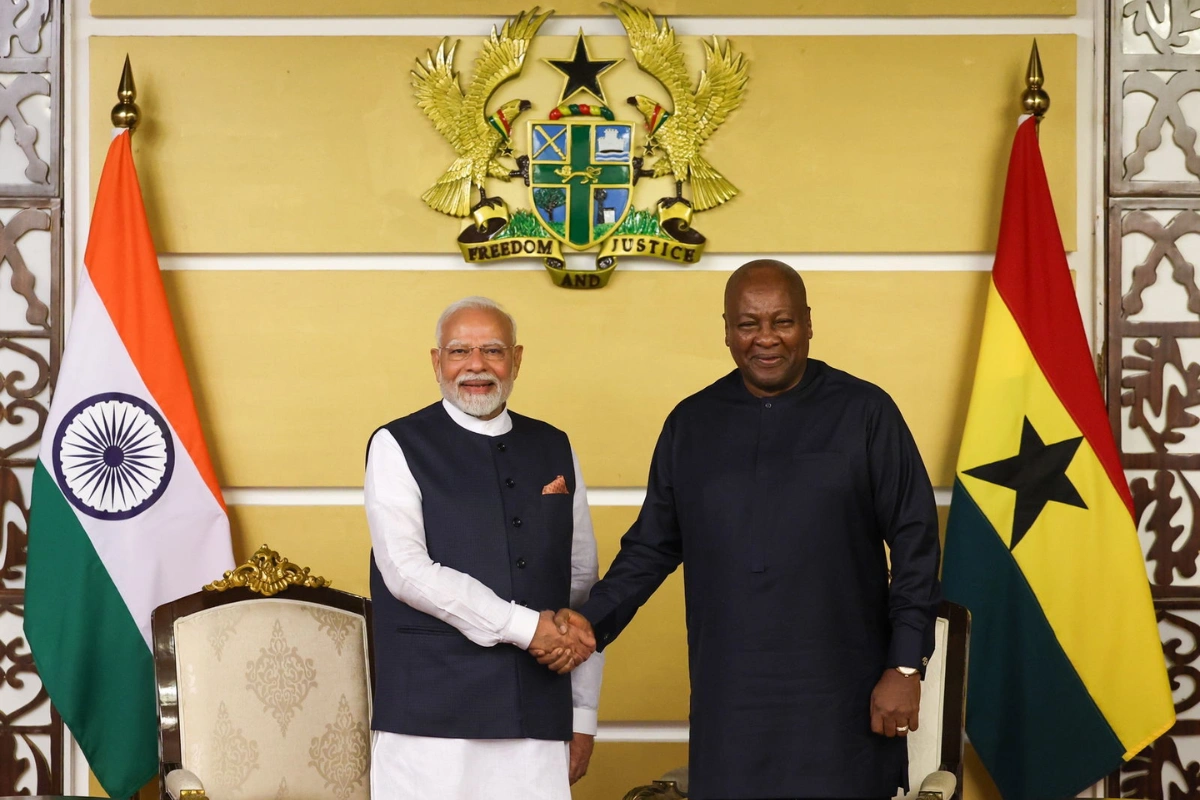 PM Modi Meets Ghana President Mahama; Deepens Bilateral Ties Through Key Sector Cooperation