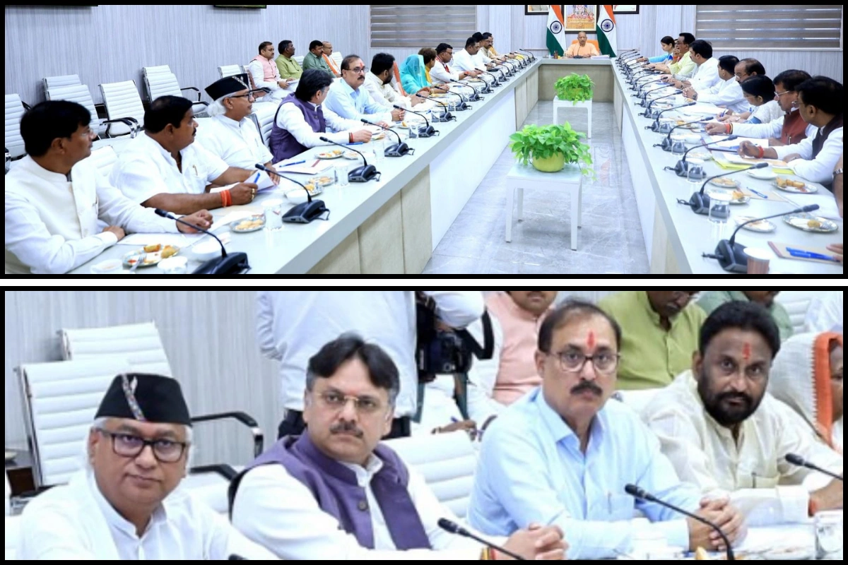 CM Yogi Reviews Lucknow Division; ₹11,793 Crore Projects Proposed For Sarojini Nagar