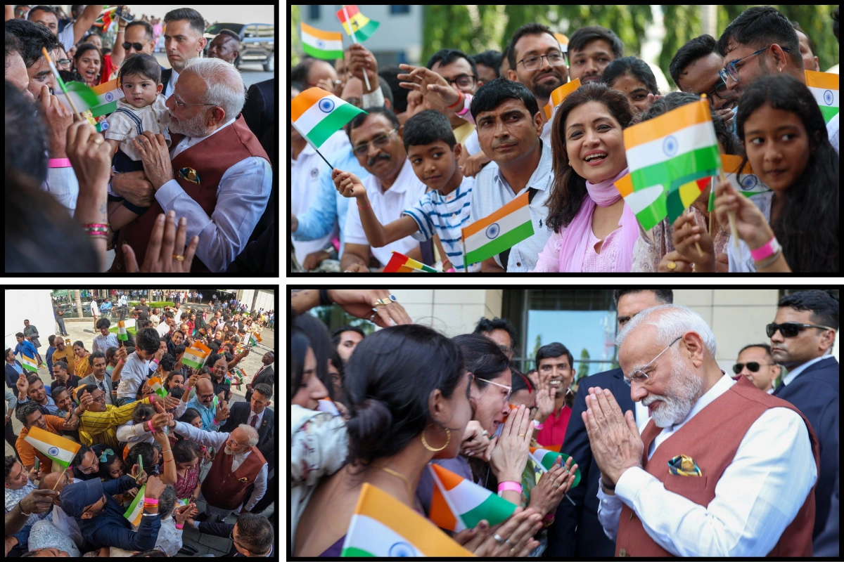 Accra Erupts In Celebration As Indian Community Greets PM Narendra Modi