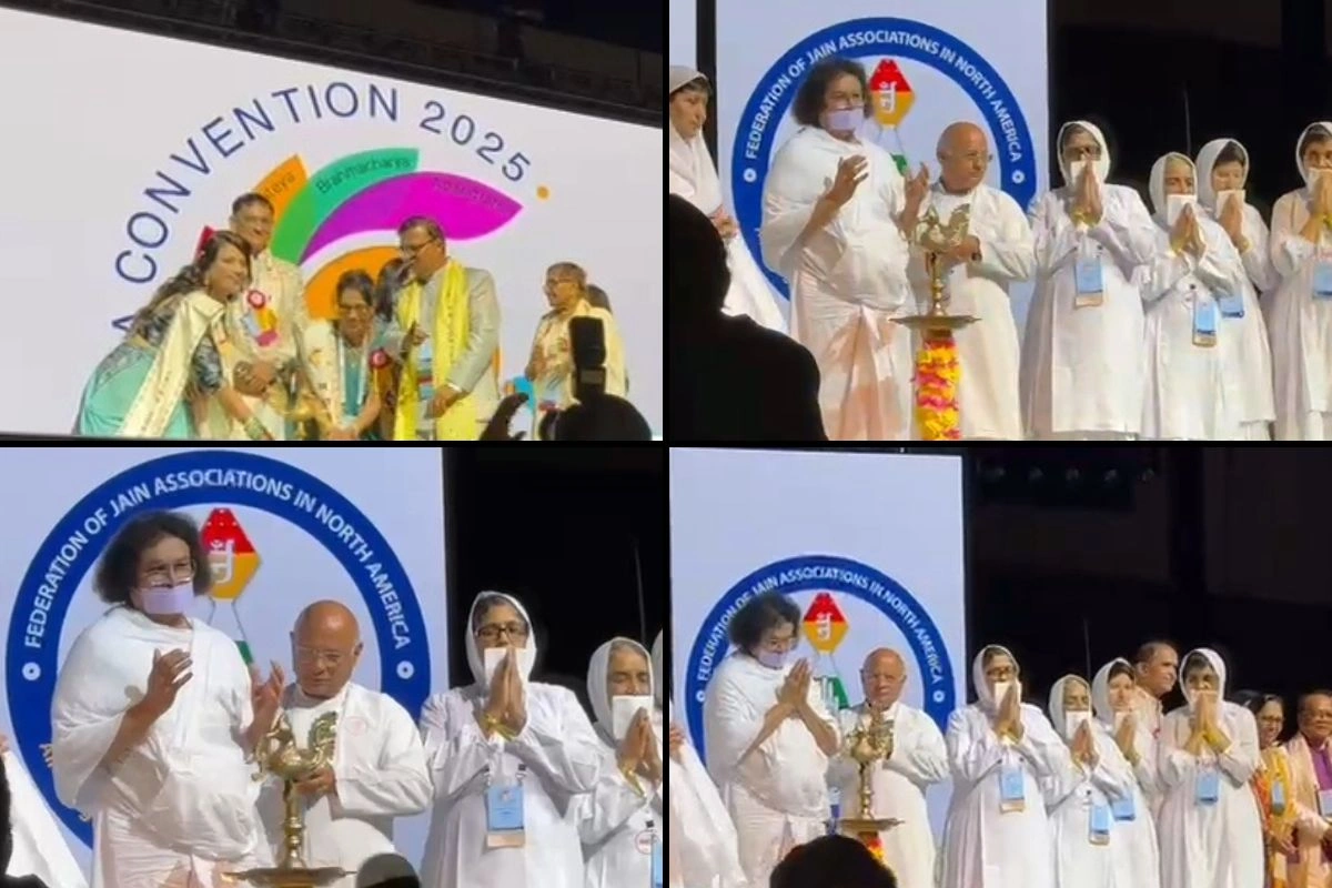 Jain Convention 2025 Opens In Chicago With Blessings From Acharya Lokesh Muni