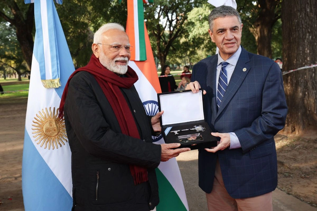 PM Modi Receives ‘Key To The City Of Buenos Aires’