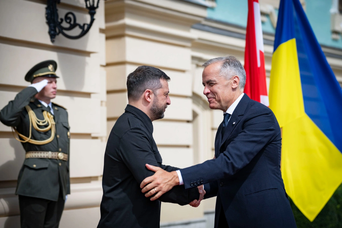Zelensky & Canadian PM Carney Forge