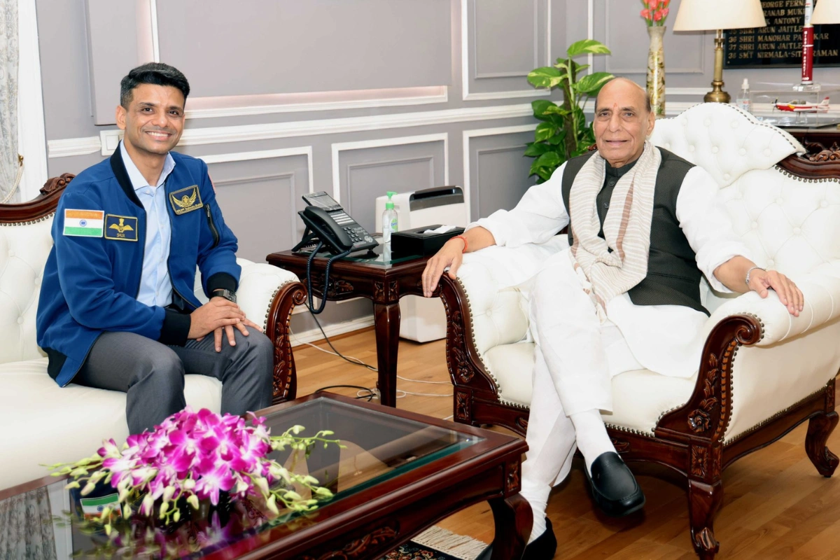 India’s First Astronaut On ISS Achieves Mission Success; Wins Praise From Rajnath Singh